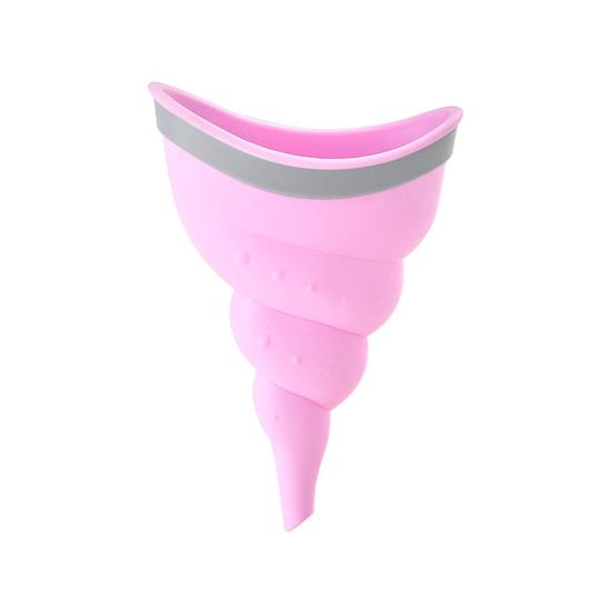 Women's Standing Portable Silicone Self Driving Outdoor Emergency Standing Urinal