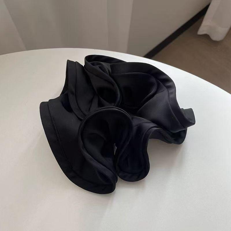 Retro Simulation Silk Satin Skin Friendly High-end Feeling Ponytail Headband Temperament Hair Accessory