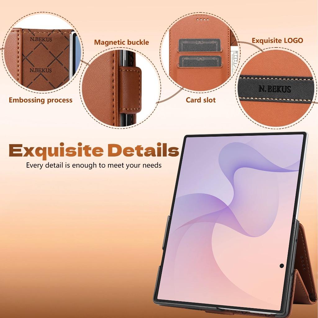 RFID Blocking Card Holder Wallet Phone Case for Samsung Galaxy Z Fold 8 7 6 5 4 3 Fold8 Ultra Fold7 Fold6 Fold5 Fold4 Fold3 5G