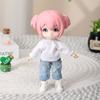 8 Styles Doll Clothes Fashion Casual Wear Shirts Doll T-shirt Tops  1/11 Ob11 Dolls/1/12 Bjd Dolls
