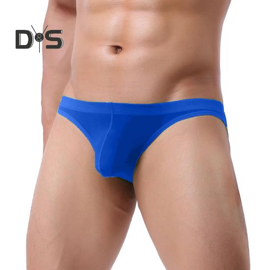 Сексуальные трусики с эластичным поясом, однотонные модные летние ультратонкие трусы из ледяного шелка
