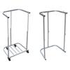 Steel Trash Bag Holder Stand Portable Frame for Garden Leaf Collection Outdoor Garage Laundry