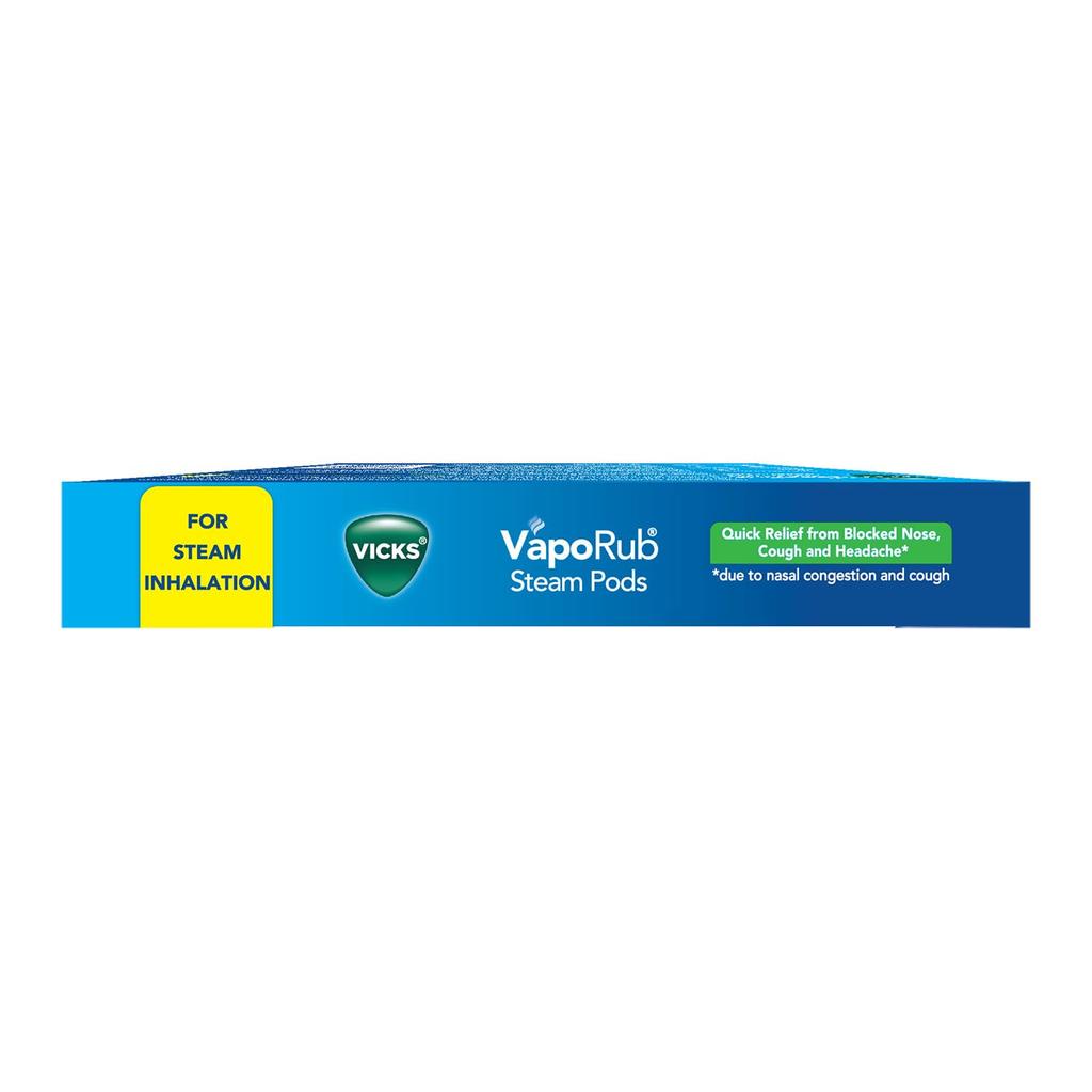 VapoRab for Steam Inhalation (10 Cap), VapoRub SteamPod, Vicks