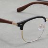 New Blue Light Blocking Glasses Men Women Wood Grain Temples Retro Eyewear Optical Spectacle Eyeglass
