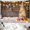 Christmas Tree Snow Scenery Tapestry Bedroom Living Room Home Christmas Wall Decoration