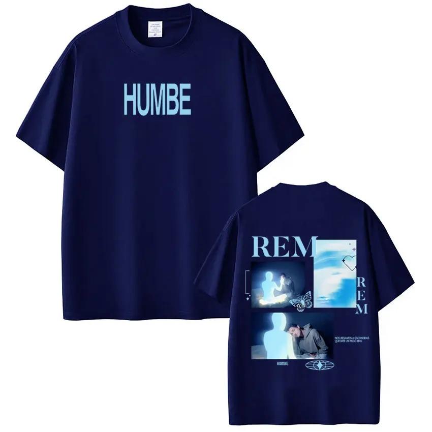 Singer Humbe Dueno Del Cielo 2026 World Tour Tshirts Fashion Hip Hop Tshirts Unisex Women Oversized Loose Short Sleeve T Shirt