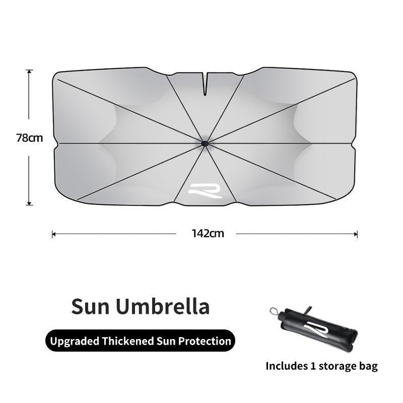 LEG1 Car Front Windshield Sunshade Umbrella Summer Sun Protection For VW R Magotan Passat Tiguan Scirocco Golf 5 7 Polo Jetta Sagitar