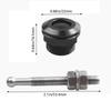 1Pc/4Pcs 22mm Universal Car Push Button Bonnet Hood Pins Kit Aluminum Quick Release Latch Bumper License Plate Lock Clip