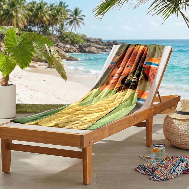 Pippi Fashion Beach Towel: Ideal for Summer Adventures Soft, absorbent and quick drying suitable for swimming and bathing