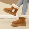 Fashion 2025 New Women Snow Boots Winter Retro Boots Comfortable Large Size Cotton Shoes Women Thickened Fluff Warm Thick Bottom Boots