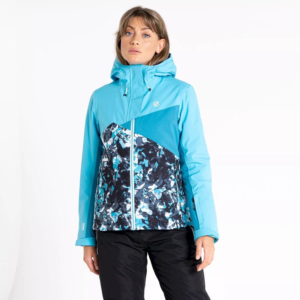 Womens/Ladies Determined Printed Insulated Waterproof Ski Jacket