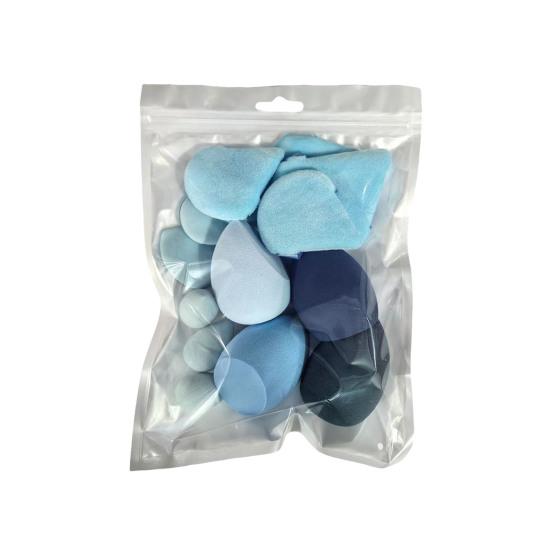 14 шт./компл. набор спонжей для макияжа с пудрой без латекса, растушевка жидкой пудры, нанесение крема, косметический спонж, блендер, женские инструменты для макияжа