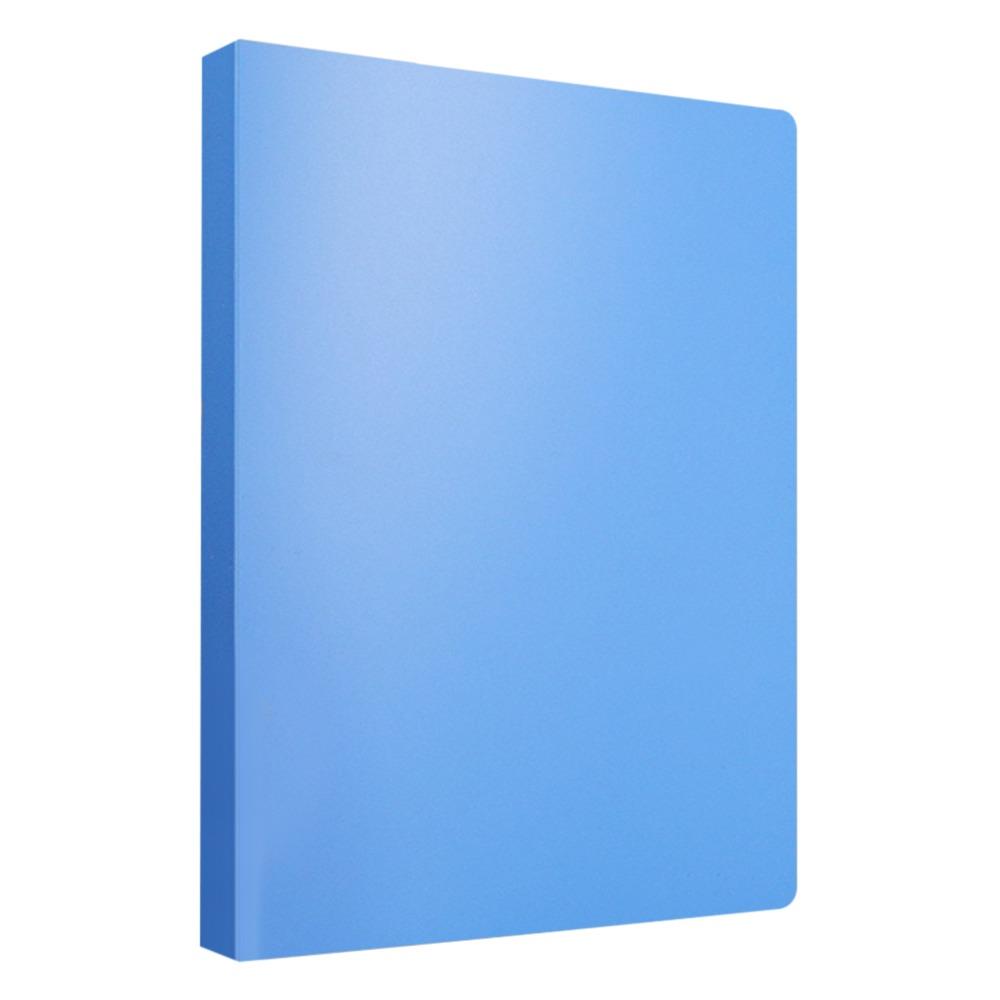 D-type File Folders Transparent Perforated Binder Folder Office School Supplies File Bag