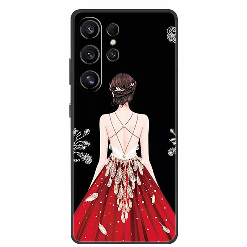Для Samsung Galaxy S26 Ultra Чехол Защитная Силиконовая Задняя Крышка Чехлы Для Samsung S26 Ultra Животное Телефон Funda S 26 Ultra Coque