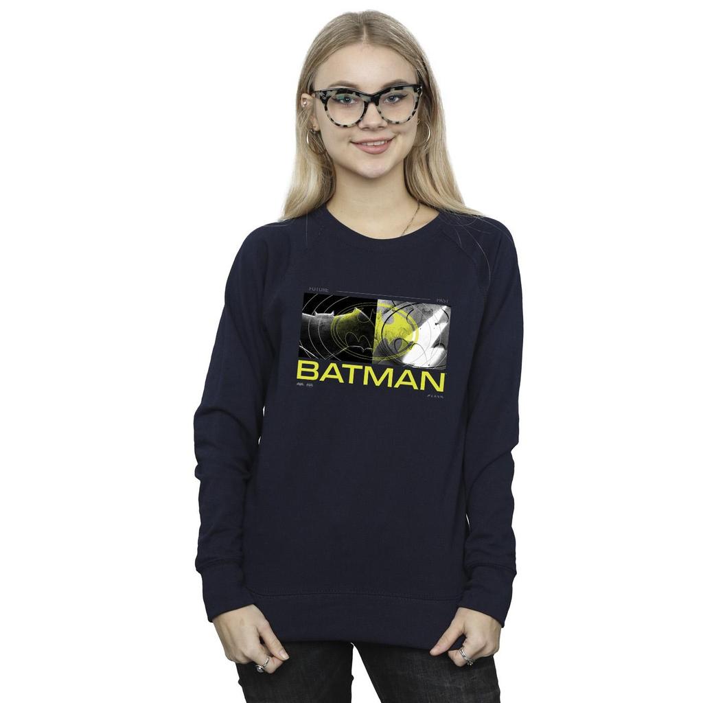 DC Comics Womens/Ladies The Flash Batman Future To Past Sweatshirt