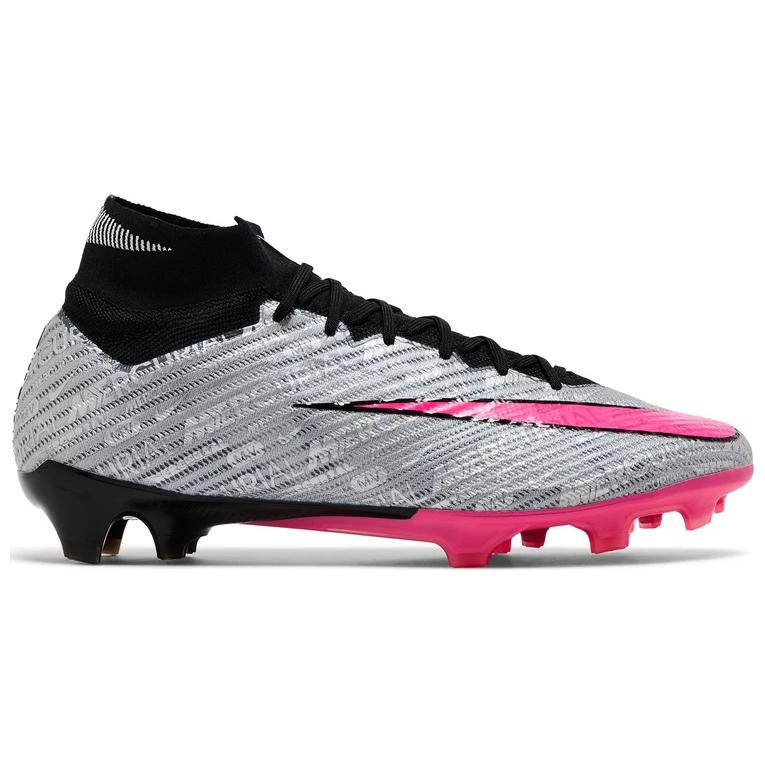 Nike Mercurial Superfly 9 Удобная амортизация, Износостойкие Футбольные Бутсы Мужские Серебристые FJ2970-060
