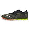 Puma Ultra 1.2 Круглый носок Шнуровка MG (Резиновый короткий стержень) Футбольные бутсы Мужские Футбольные бутсы Черно-желтые 106341-02