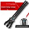 P90 Quad-core Strong Flashlight Outdoor Super Bright Rechargeable Zoom LED Light Remote Lighting Light