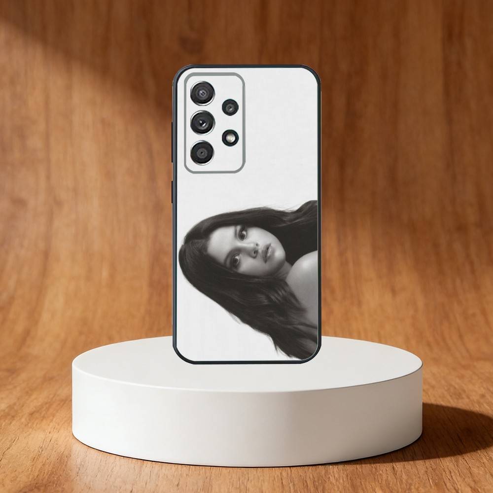 Чехол для телефона Singer S-Selena Gomez для Samsung S25, S24, S21, S22, S23, S30, Ultra, S20, Plus, Fe, Note, 10, 9, 5G Черный