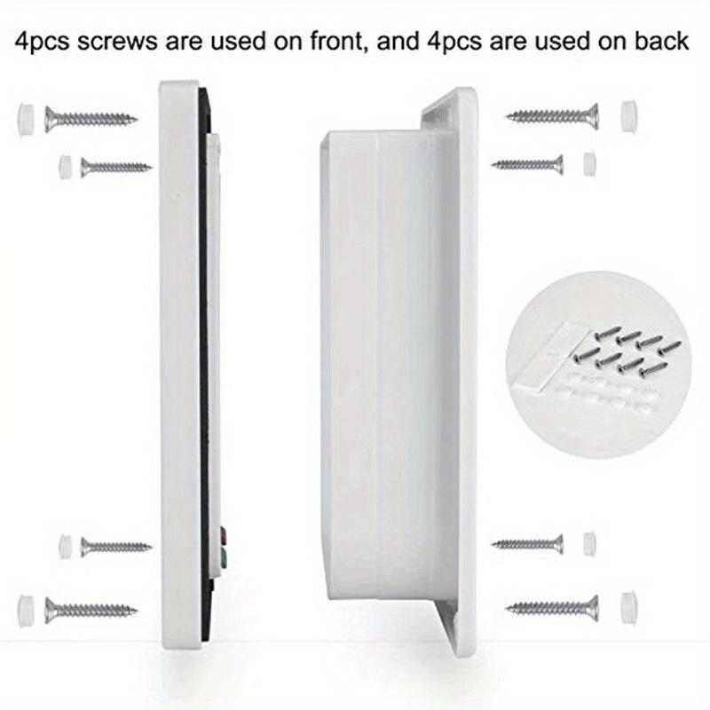 1 Pcs Four-way Lock Dog Cat Flap Door Pet Door Animal Safety Flap Door Plastic Puppy Door Cat Flap Pet Door