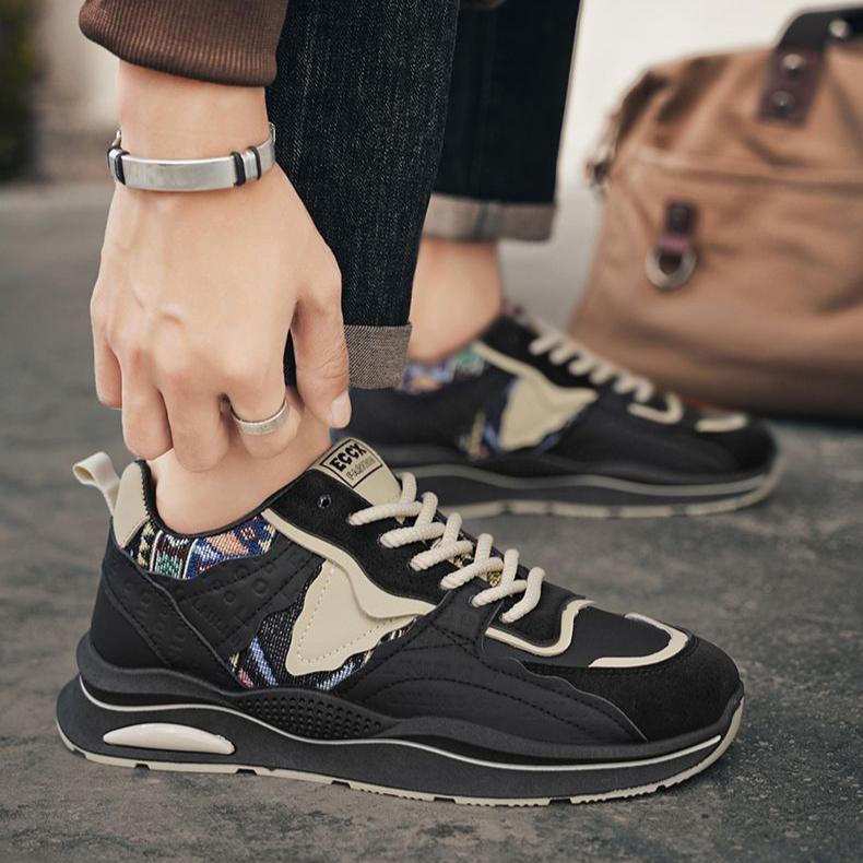 Men's Shoes Autumn and Winter 2025 New Trend Soft Soled Sports and Leisure Shoes Men's Thick Soled Height Increasing Dad Shoes