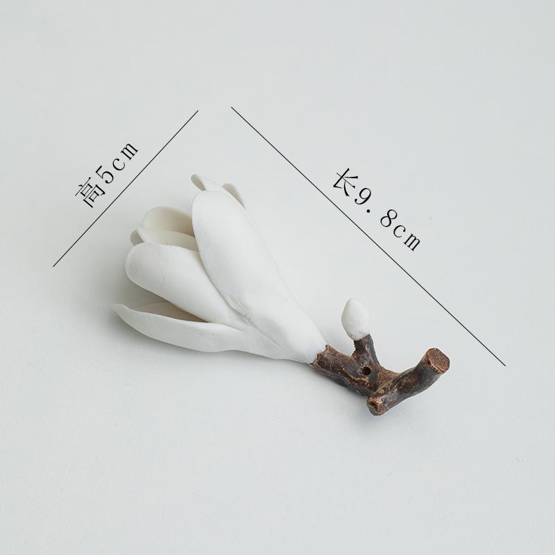 Керамические изделия ручной работы Магнолия Керамические декоративные украшения ручной работы Основа для ароматерапии Подставка для благовоний из сандалового дерева Домашний декор