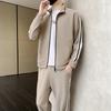 Sports Suit Men's Sweatshirt Cardigan Jacket Spring New Loose Casual Clothes Men's Autumn Two-piece Set