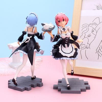 Аниме Re Life In A Different World From Zero Maid Rem Ram ПВХ Модель Фигурка Игрушки