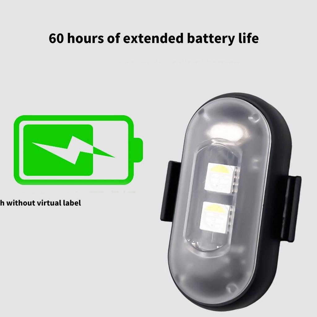 Светодиодный мигающий свет для летательных аппаратов, 7 цветов, USB-зарядка, ночной предупреждающий сигнальный свет для дронов, мотоциклов, велосипедов