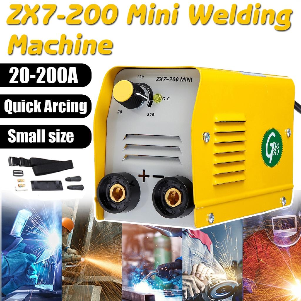 ZX7-200 220V 50-60Hz Welders With Insulated Electrode Inverter Portable Mini Electric Arc Force Welding Machine