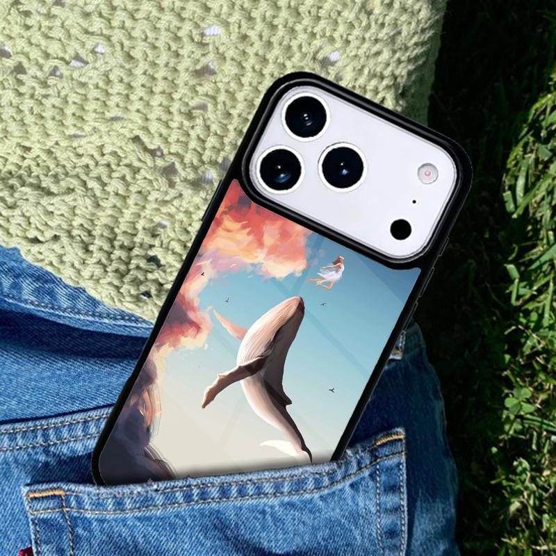 Чехол для телефона Косатка Орка Для iPhone 17 AIR 16 Pro Max 15 14 Pro 11 12 13 Ударопрочный Силиконовый Чехол