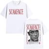 Gangsters Movie Scarface Tshirt Tony Montana Al Pacino Tshirts Unisex Women Clothing Vintage Gothic Oversized T Shirt Streetwear
