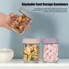 4Pcs/Set Airtight Overnight Oats Jars Glass Meal Prep Containers Stackable Mason Jars with Lids Leakproof Reusable Food Storage Jars for Breakfast