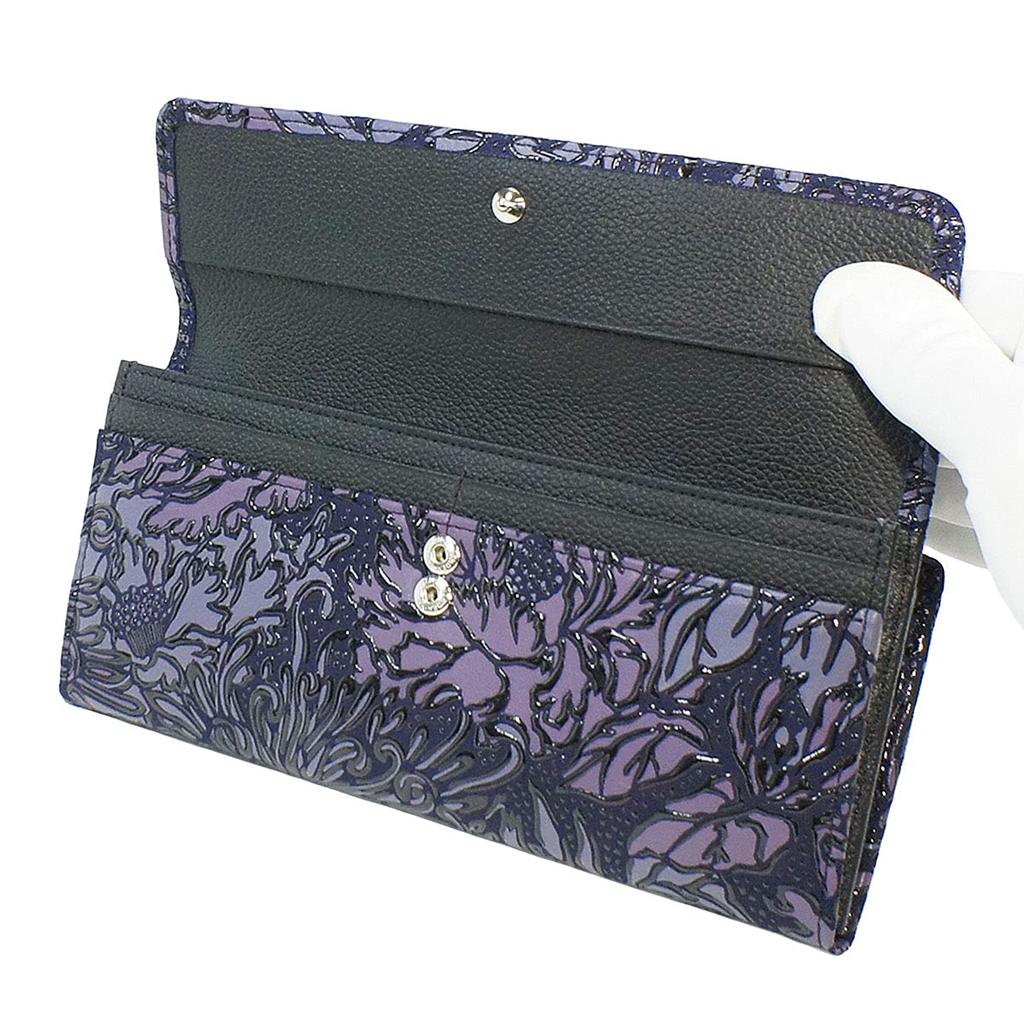 Inden long wallet with coin purse deerskin flonity 7225 [Indenya]