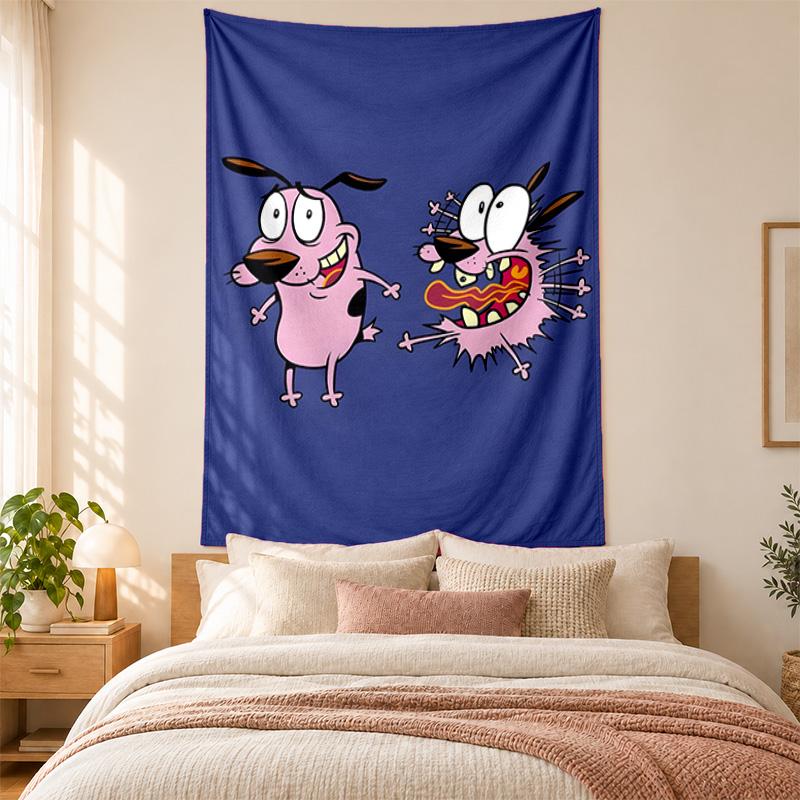 Brave Dog Tapestry highquality for decorating living room bedroom dorm walls ideal as bedroom wallart orholiday gift