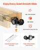 VEVOR Pocket Door Frame Kit, for 610-813mm Wide 2032mm High Door, Pocket Door Kit with Two-Way Soft Close Mechanism, Slide Smoothly Quietly
