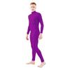 Мужской однотонный облегающий костюм Zentai для танцев