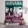 Группа Nirvana Журнал Классический Аниме Мультфильм Гобелен Искусство Научная Фантастика Комната Домашний Декор Настенное Полотно Домашний Декор