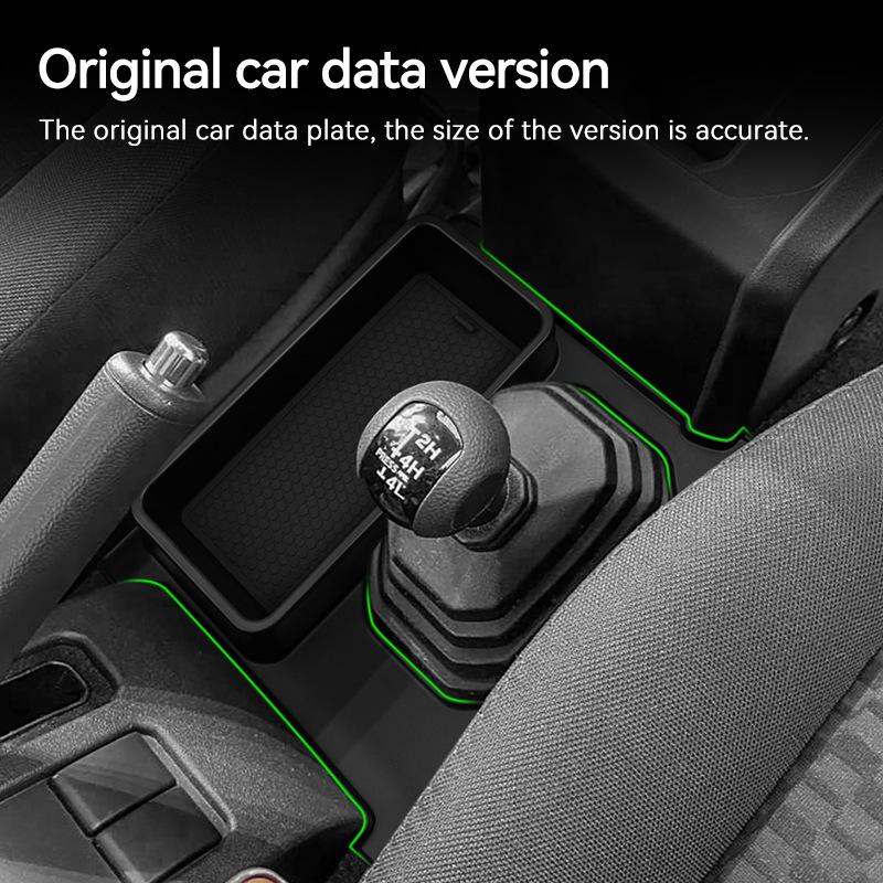 Suitable for 24-25 Suzuki Jimny gear lever side storage box ABS plastic anti-slip modification special accessories