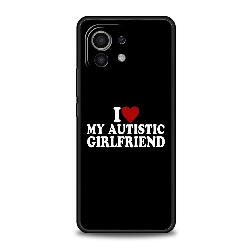 Чехол для телефона для Xiaomi Mi 15 14 14T 13T 12T Pro 12 13 11 Lite 5G 11T X6 X5 Pro Мягкий ТПУ Чехол Милый Я Люблю Свою Девушку Парня