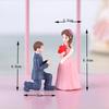 Boy Home Decoration Proposing Wedding Doll Couple Figurines Ornaments Marriage Lover Miniatures