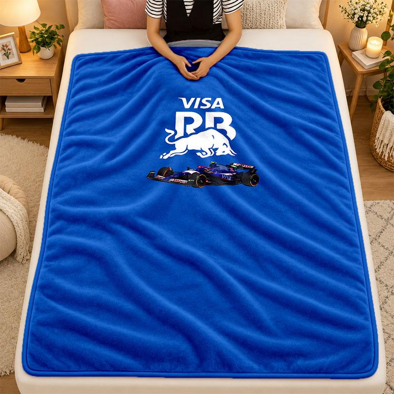 Flannel BlanketVisa Cash App Rb F1 Warm Soft Throw Blanket for Indoor Sofa Bed Living Room Use