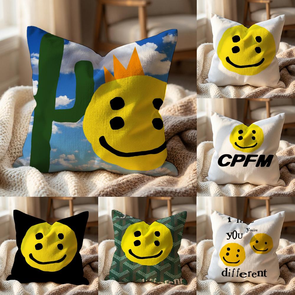 Роскошная наволочка-подушка Smile C-Cpfm для дома и автомобиля - Двусторонняя, мягкая и прочная для повседневного использования