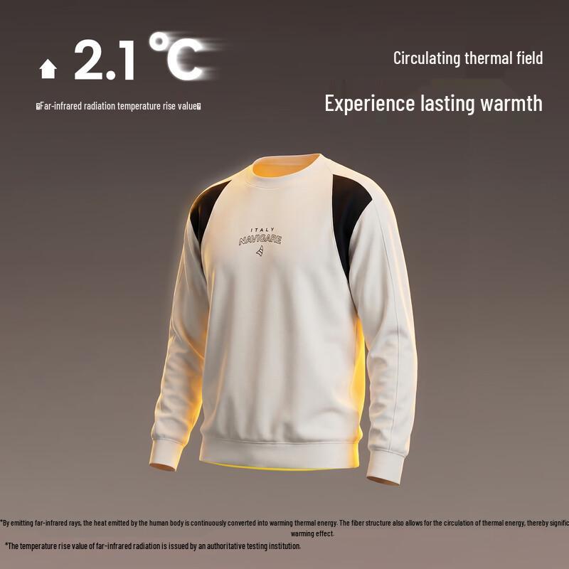 Navigare Men's Color-Block Crewneck Long-Sleeve Sweatshirt