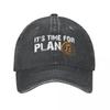 Hip Hop Denim It's Time For Plan B Bitcoin BTC Crypto Currency Baseball Caps Dad Cowboy Hats Blockchain Cap Hats
