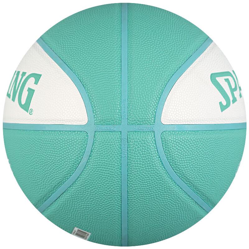 SPALDING Серия GOATS Белый/Синий Баскетбольный мяч для игры в помещении/на улице - Размер 7