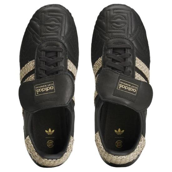 CLOT X Adidas Mundial Черный Хлопок Унисекс Кроссовки JQ6823