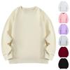 Boys' And Girls' Fleece Hoodie Autumn/Winter Medium Children's Solid Color Warm Clothing Children's Fleece Hooded Top