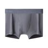 Natural Series Letter Logo Print Mid-Rise Boxer Shorts Men Bottoms Light-Gray NB3426-PO4