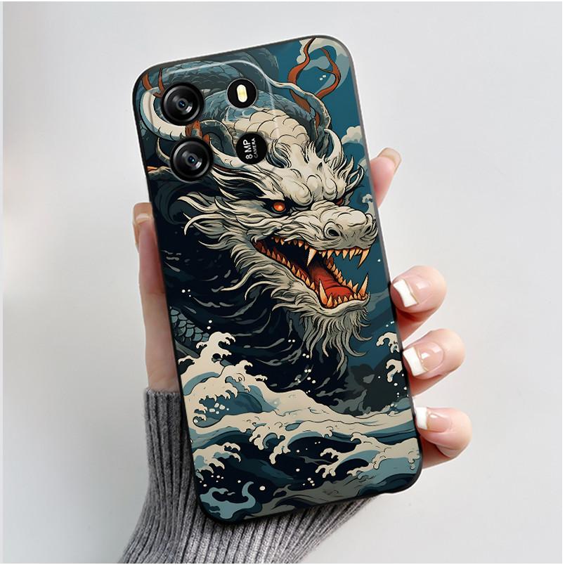 Для Blackview Wave 6C Чехол Oscal Flat 1C Задняя крышка Роскошный Милый Любовь Кролик Смешной Черный ТПУ Мягкий Силикон Защитный Чехол для Телефона